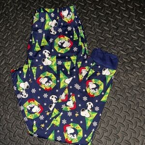 Women's Blue Snoopy Joggers